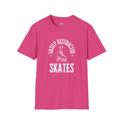 Easily Distracted by Skates Unisex T-Shirt