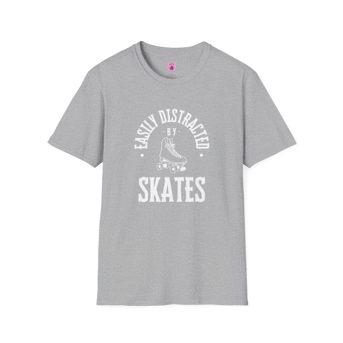 Easily Distracted by Skates Unisex T-Shirt