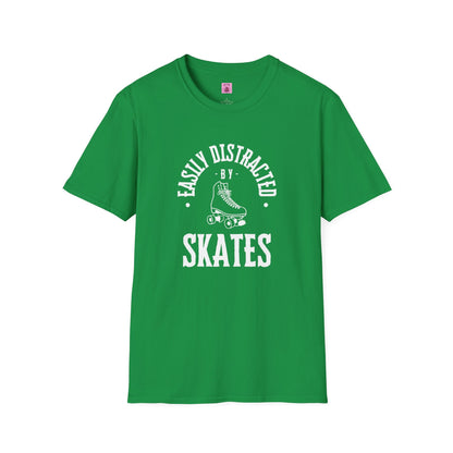 Easily Distracted by Skates Unisex T-Shirt