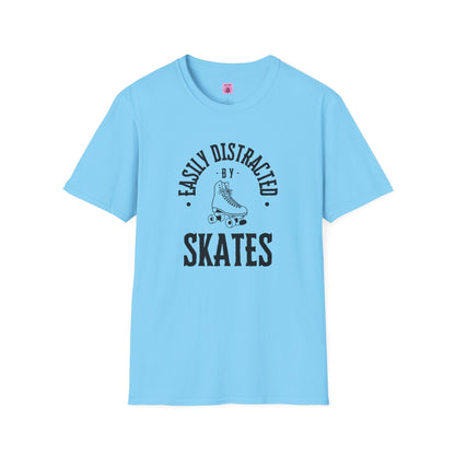 Easily Distracted by Skates Unisex T-Shirt