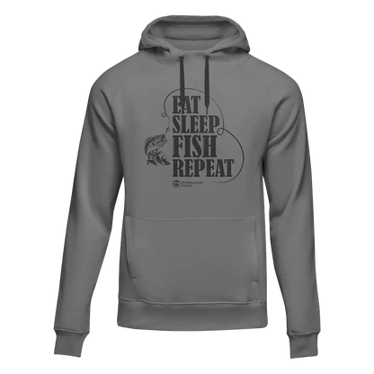 Eat Sleep Fish Repeat Unisex Hoodie