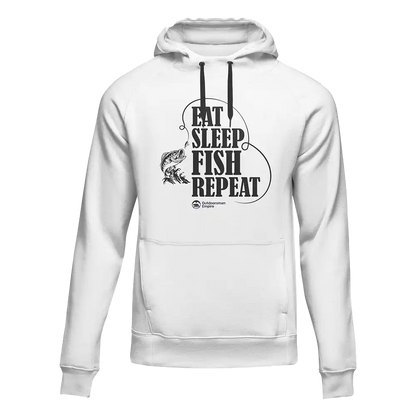 Eat Sleep Fish Repeat Unisex Hoodie