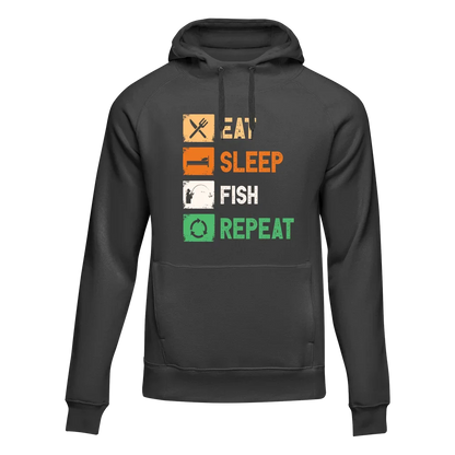 Eat Sleep Fishing Repeat Unisex Hoodie