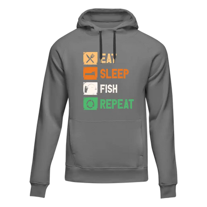 Eat Sleep Fishing Repeat Unisex Hoodie