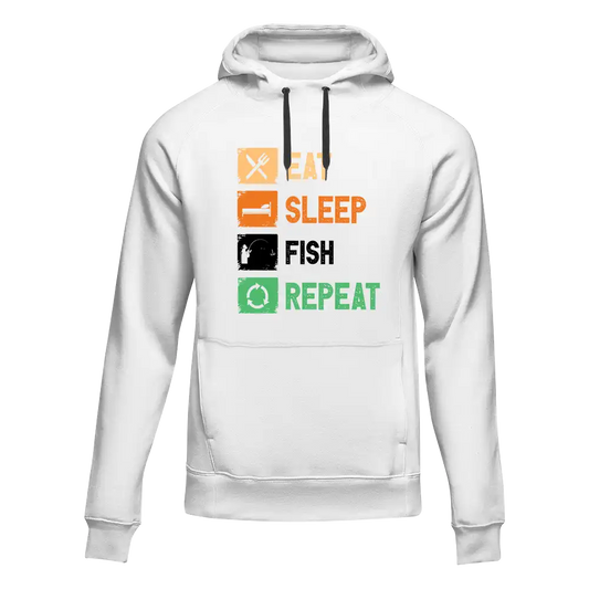 Eat Sleep Fishing Repeat Unisex Hoodie