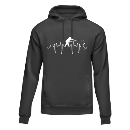 Fishing Heart Beat Unisex Hoodie