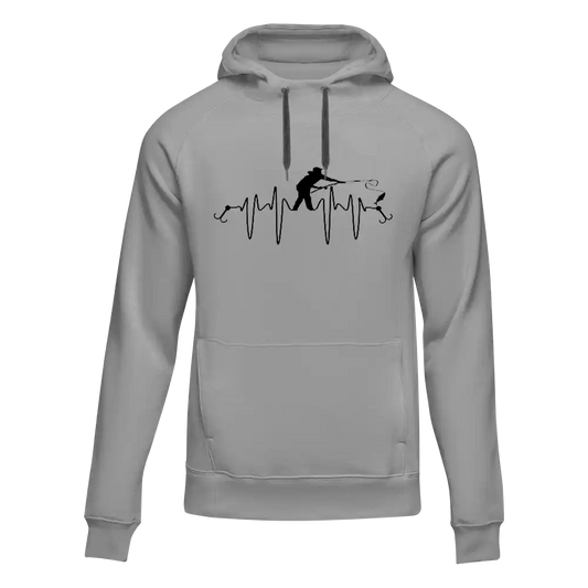 Fishing Heart Beat Unisex Hoodie