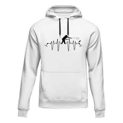Fishing Heart Beat Unisex Hoodie