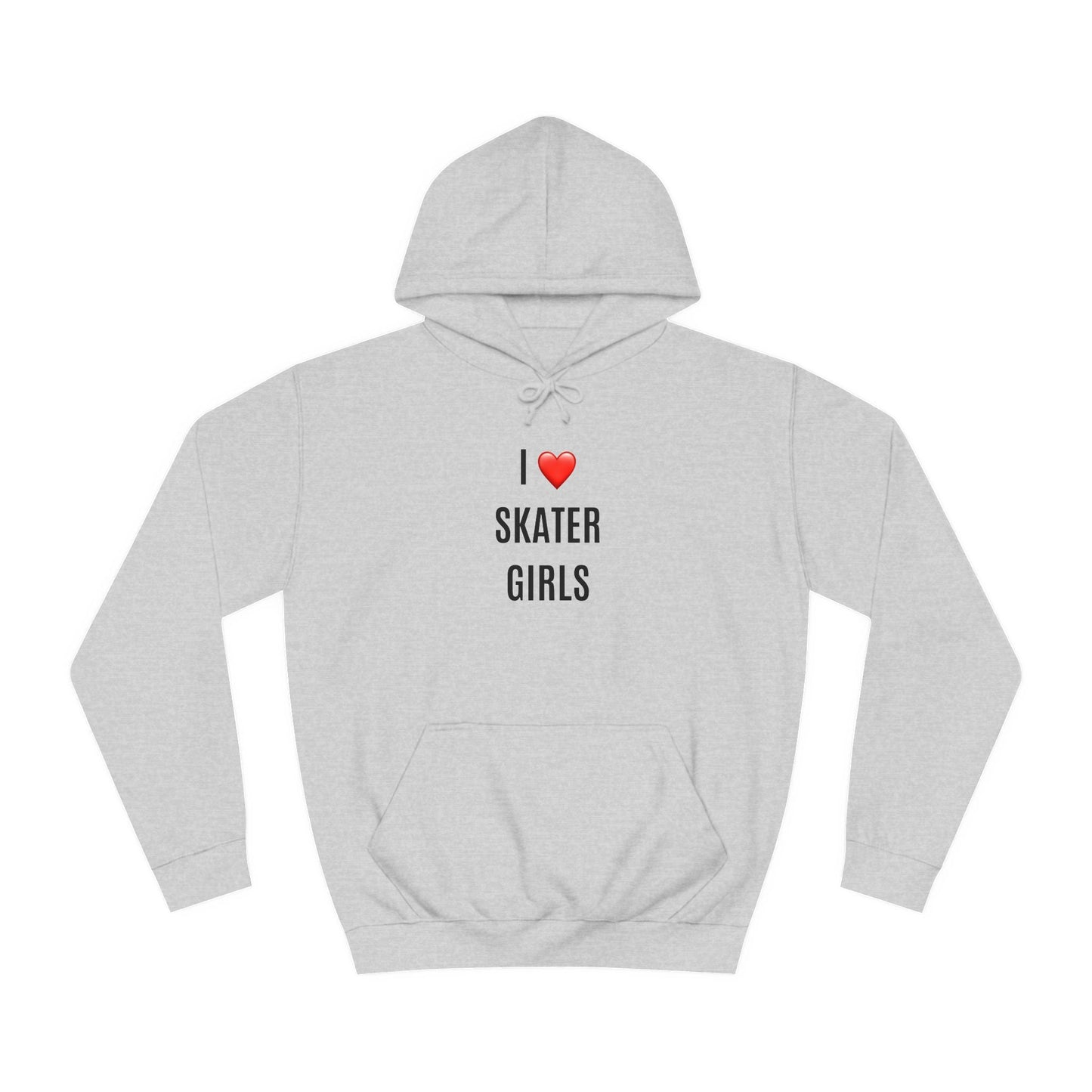 I Love Skater Girls Unisex Hoodie