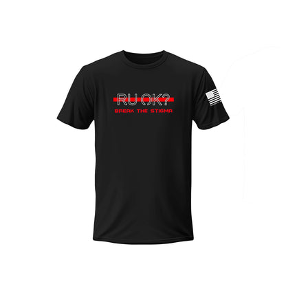Stigma-Breaking Unisex Tee- Red Line