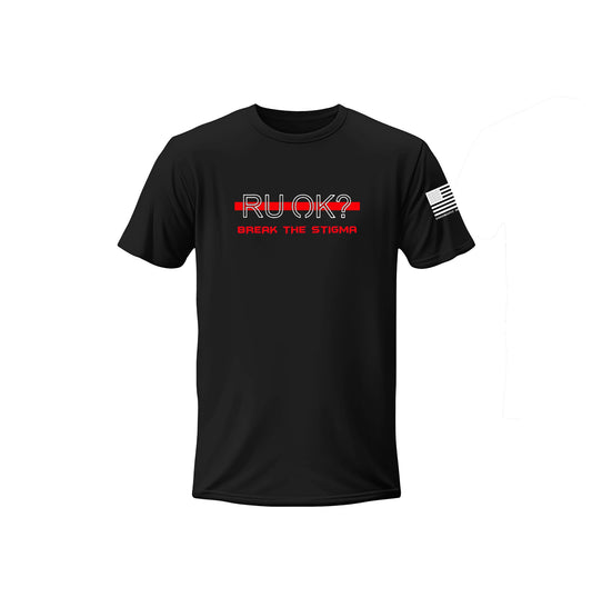 Stigma-Breaking Unisex Tee- Red Line