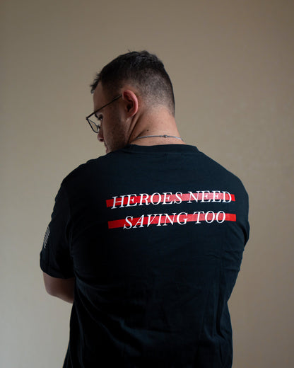Stigma-Breaking Unisex Tee- Red Line
