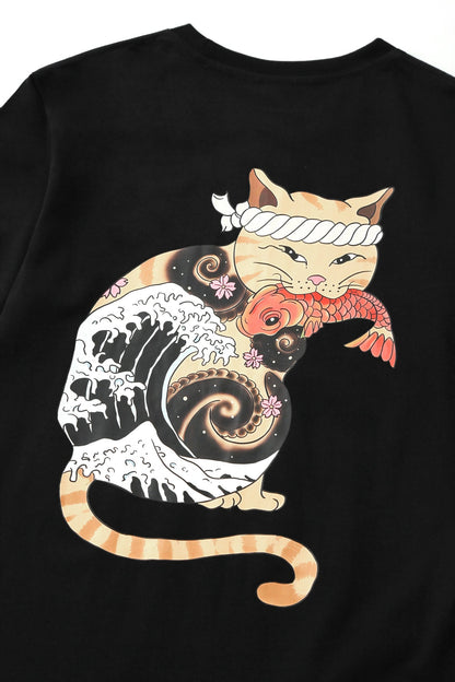 YeT015 Cat Koi Tee