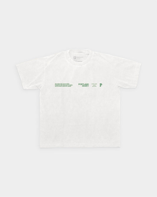 All-American Slogan Tee - Cement