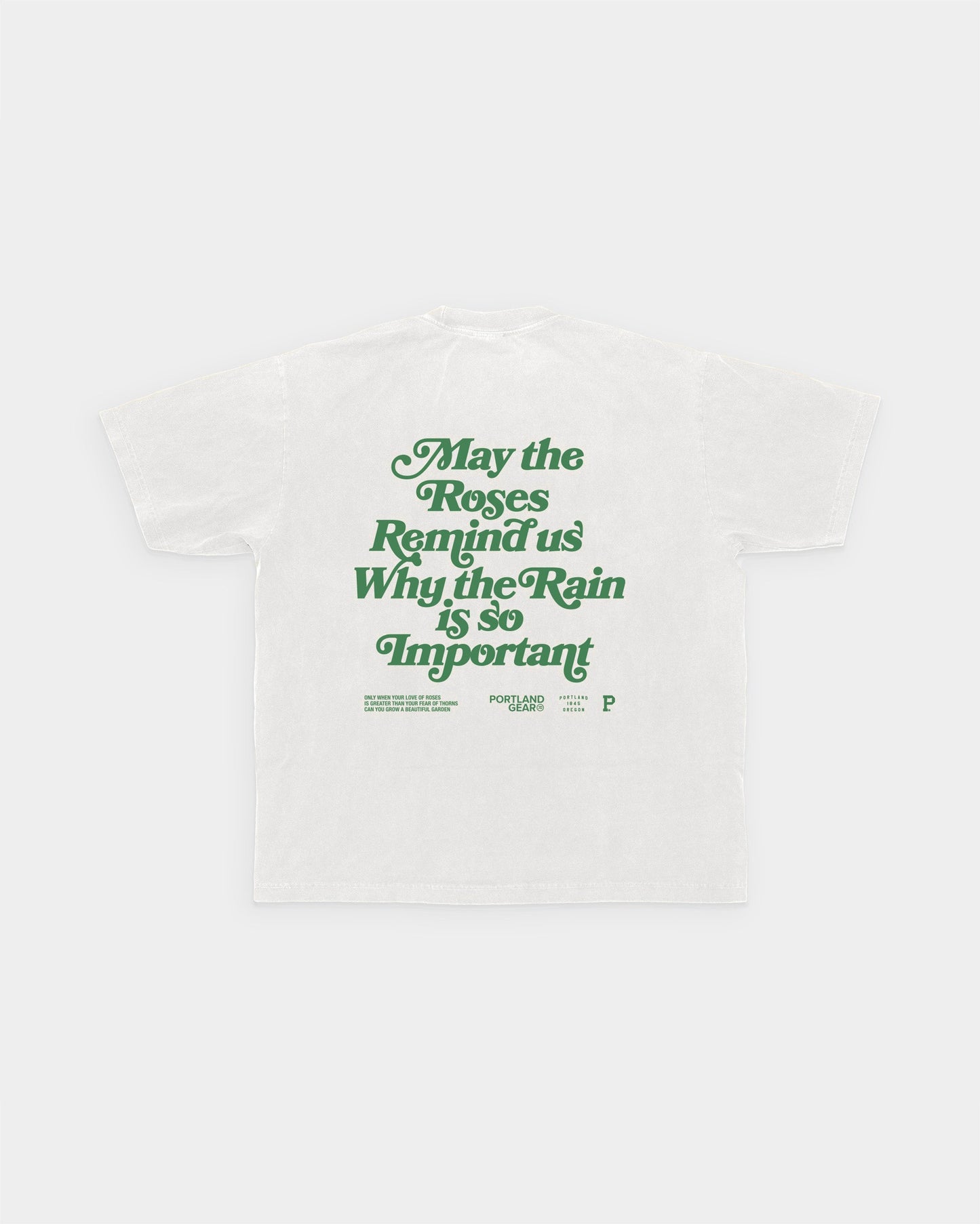 All-American Slogan Tee - Cement
