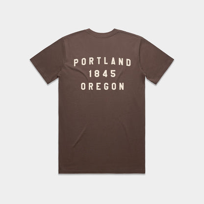 Soft-Blend "P" Tee - Espresso