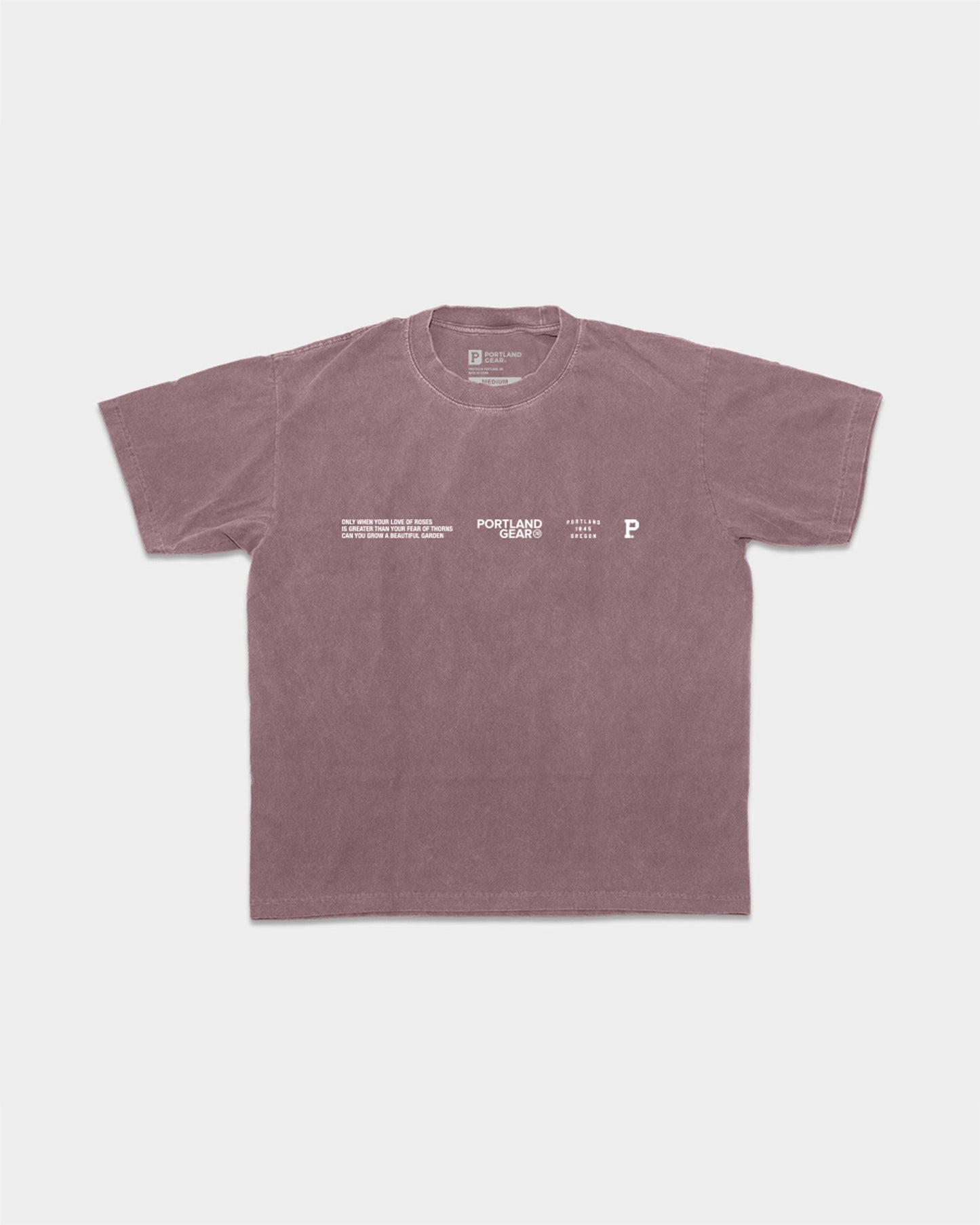 All-American Slogan Tee - Mauve