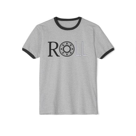 ROLL Unisex Cotton Ringer T-Shirt
