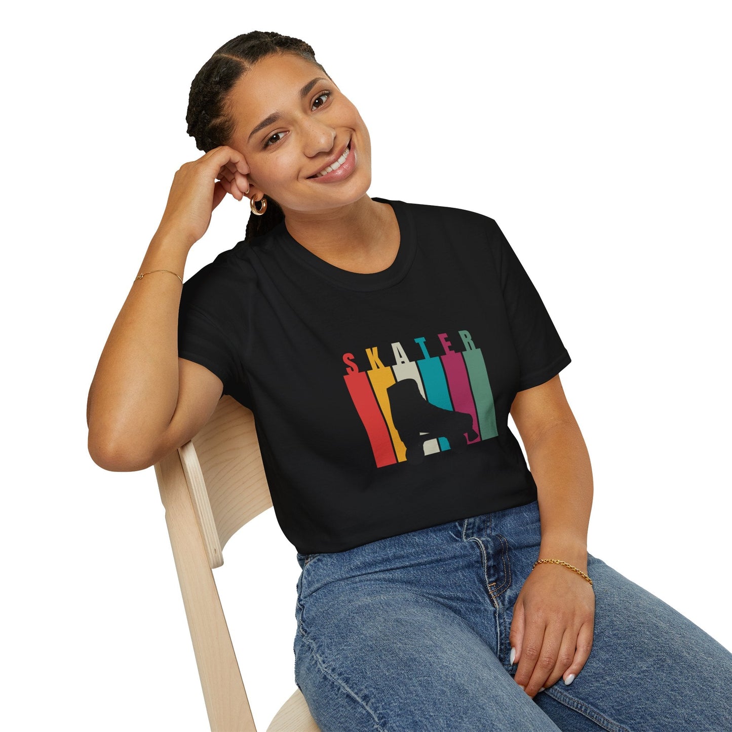 Rainbow Skater Stripe Unisex T-Shirt