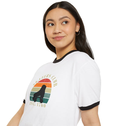 Retro Skaters Club Unisex Cotton Ringer T-Shirt
