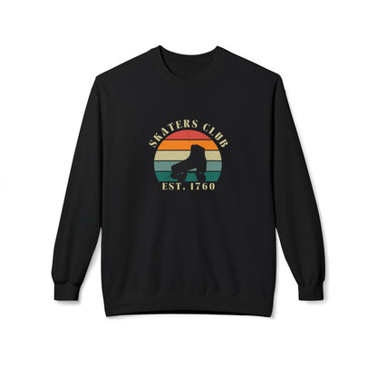 Retro Skaters Club Unisex Fleece Crewneck Sweatshirt