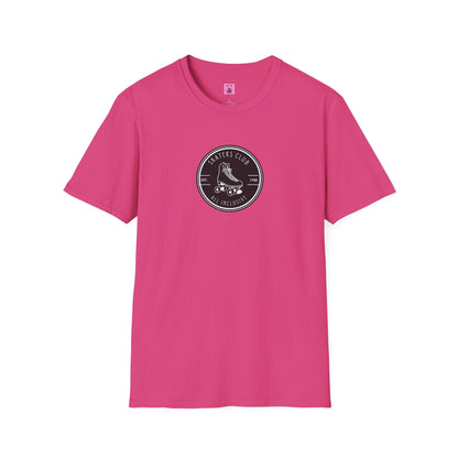 Round Black Skaters Club Unisex T-Shirt