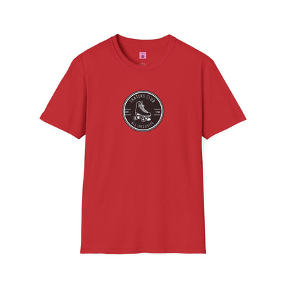 Round Black Skaters Club Unisex T-Shirt
