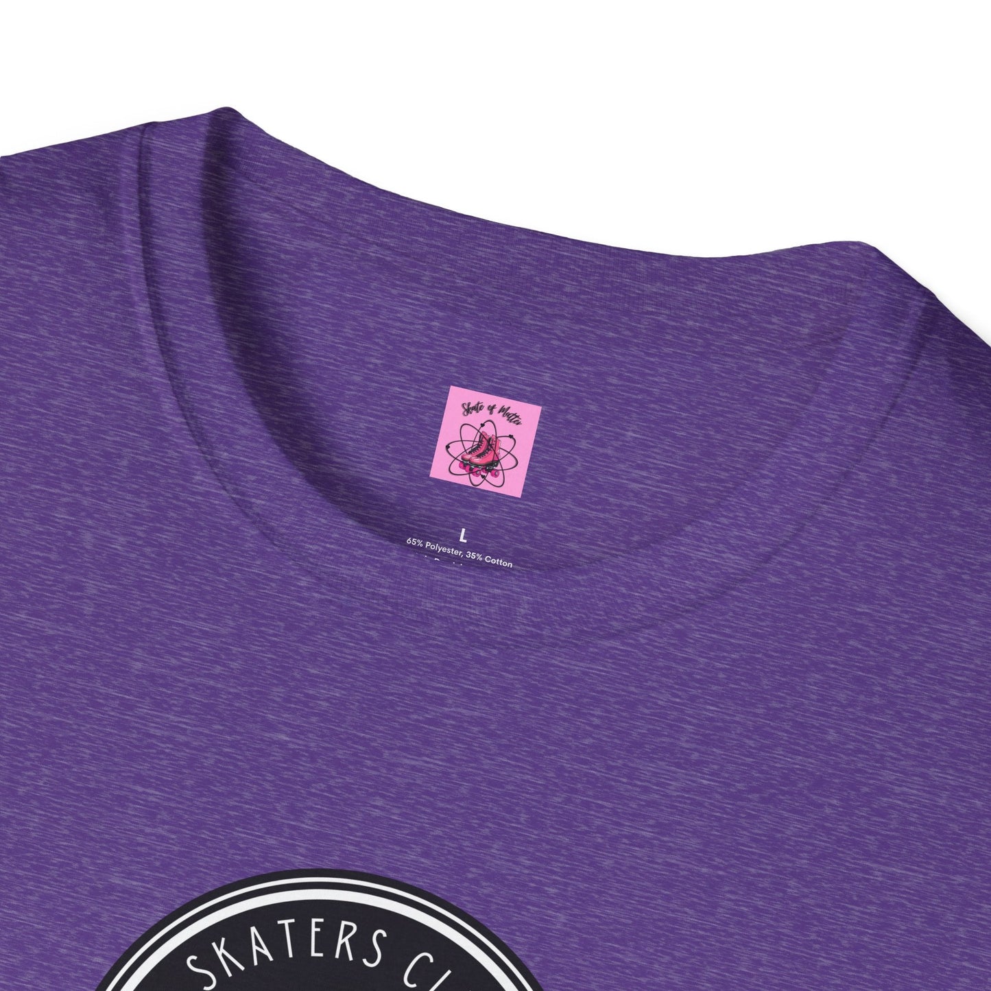 Round Black Skaters Club Unisex T-Shirt