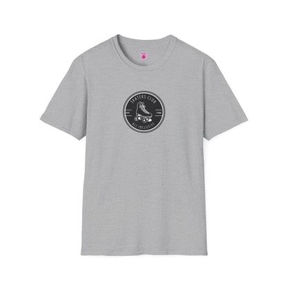 Round Black Skaters Club Unisex T-Shirt