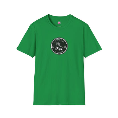 Round Black Skaters Club Unisex T-Shirt
