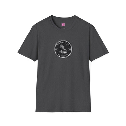 Round Black Skaters Club Unisex T-Shirt