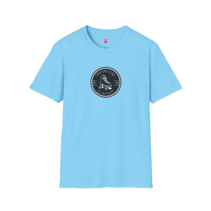 Round Black Skaters Club Unisex T-Shirt