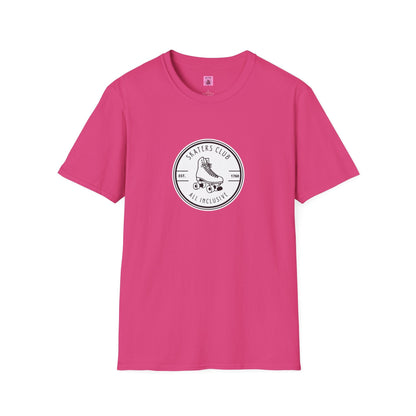 Round White Skaters Club Unisex T-Shirt