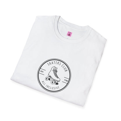 Round White Skaters Club Unisex T-Shirt