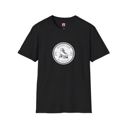 Round White Skaters Club Unisex T-Shirt