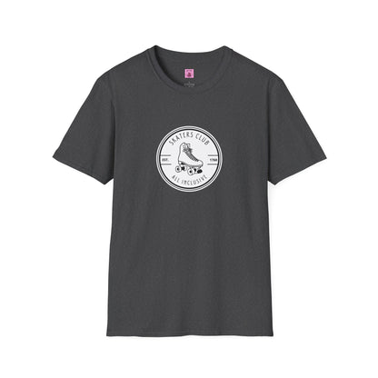 Round White Skaters Club Unisex T-Shirt