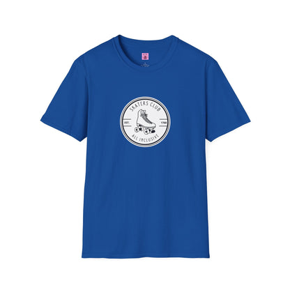 Round White Skaters Club Unisex T-Shirt
