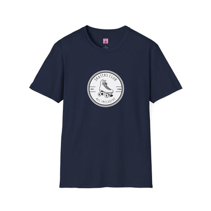 Round White Skaters Club Unisex T-Shirt