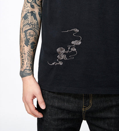 KH870 Kirin Embroidery Tee
