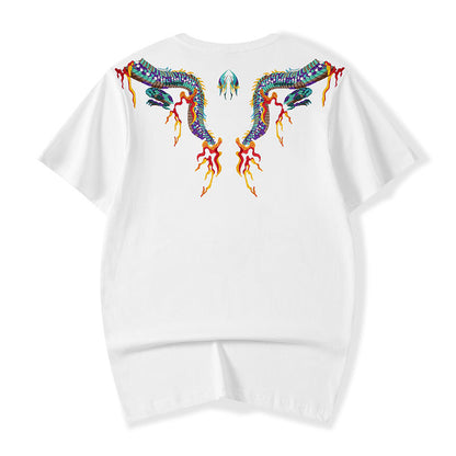 KH727 Flying Dragons Embroidery Tee