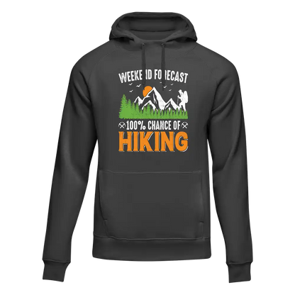 Weekend Forecast 100% Hiking Unisex Hoodie