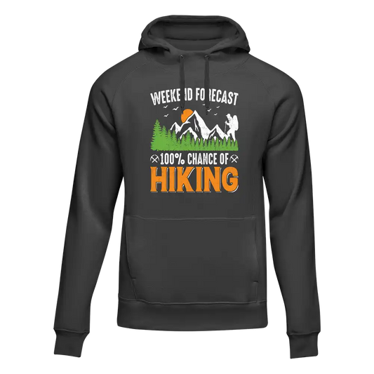 Weekend Forecast 100% Hiking Unisex Hoodie
