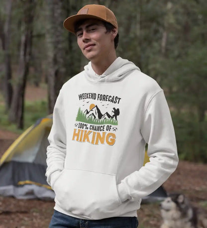 Weekend Forecast 100% Hiking Unisex Hoodie