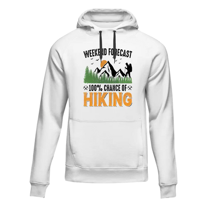 Weekend Forecast 100% Hiking Unisex Hoodie