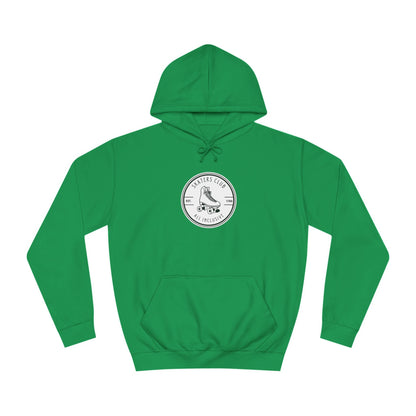 White Round Skaters Club Unisex Hoodie