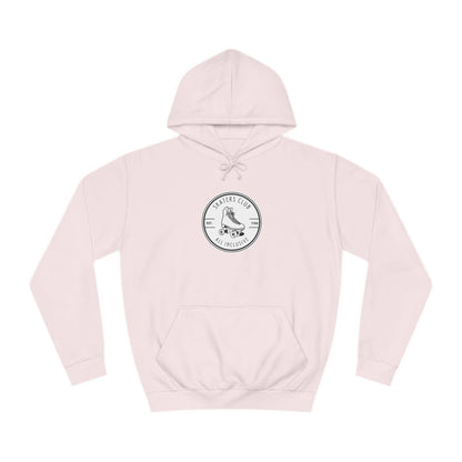 White Round Skaters Club Unisex Hoodie