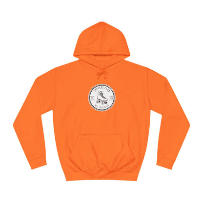 White Round Skaters Club Unisex Hoodie