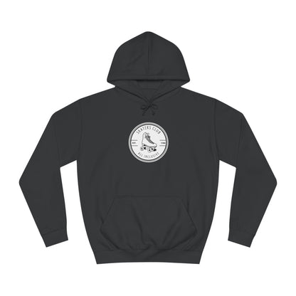 White Round Skaters Club Unisex Hoodie
