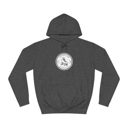 White Round Skaters Club Unisex Hoodie