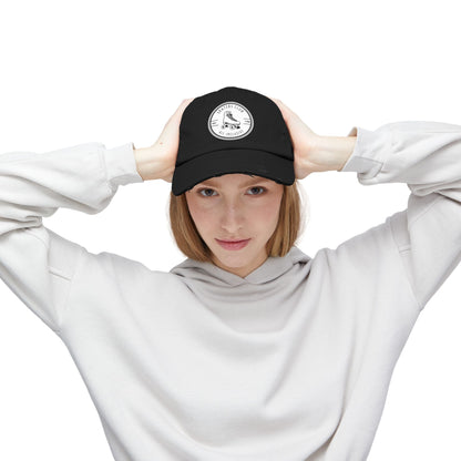White Skaters Club Distressed Cap